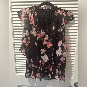 White House Black Market floral top.